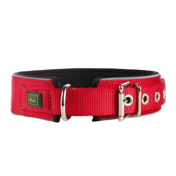 Bild von Hunter Halsband Neopren Reflect rot/ schwarz 70 cm