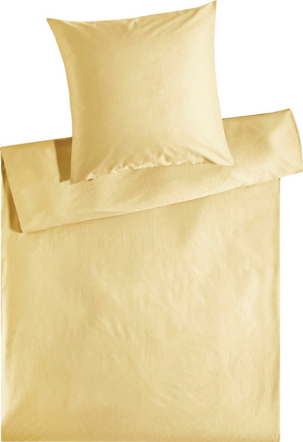 Bild von Kneer Bettwäsche "Edel-Satin Uni in 135x200, 155x220 oder 200x200 cm", Bettwäsche aus Baumwolle in Satin-Qualität, unifarbene Bettwäsche