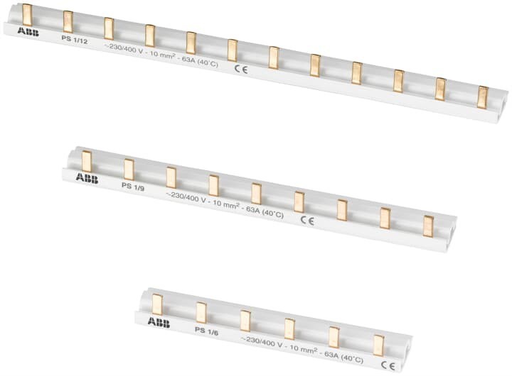 Bild von ABB, Verteilerschrank Zubehör, PS1/28N Phasenschiene 2CDL210001R1028