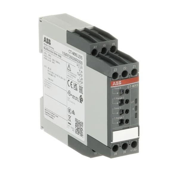 Bild von ABB STOTZ-KONTAKT Multifunktionzeitrelais 24-48VDC 24-240VAC CT-MXS. (1SVR730030R3300)