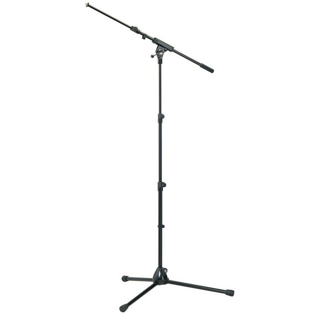 Bild von König & Meyer Mikrofonständer, (252 Mikrofonstativ schwarz ausziehbarer Schwenkarm, Stative und Halter für Studio Equipment, Mikrofonstative), 252 Mikrofonstativ, schwarz - Mikrofonstativ