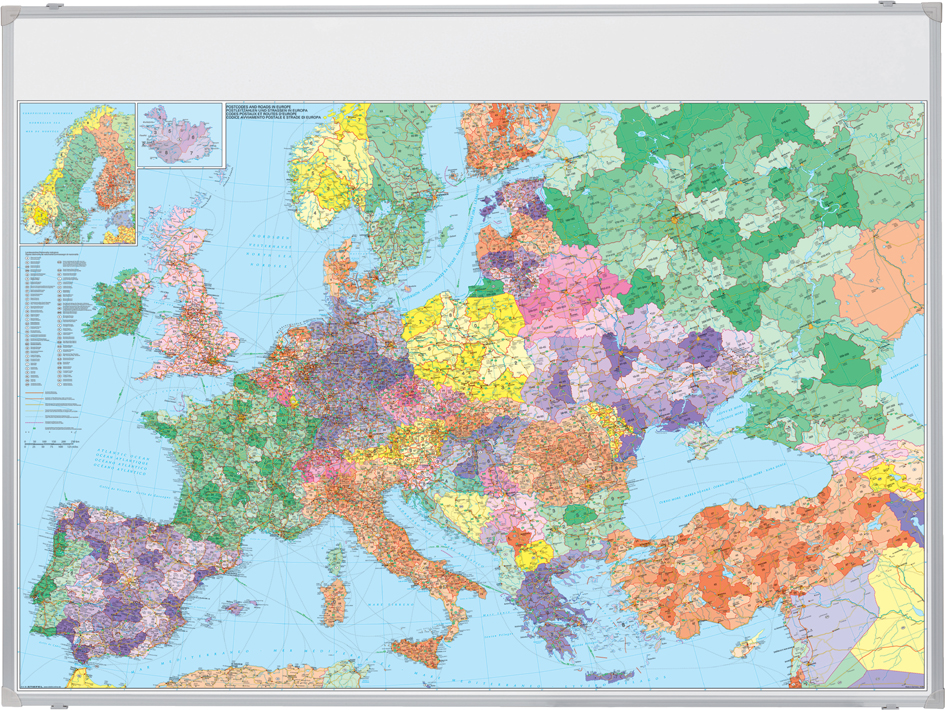 Bild von Franken KA650M Kartentafel Europa (magnethaftend 1:3.600.000, 140 x 100 cm)