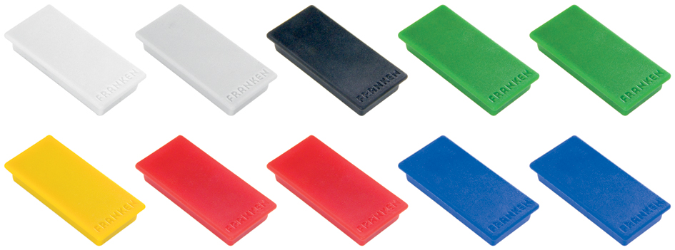 Bild von FRANKEN Haftmagnet, Haftkraft: 1.000 g, 50 x 23 mm, gelb