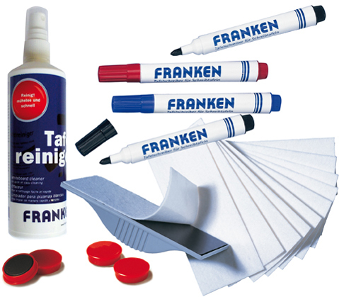 Bild von Franken Z1941-X - Zubehörset - Schwarz - Blau - Grün - Rot - 150 mm - 200 mm - 90 mm - 1 kg (Z1941-X)
