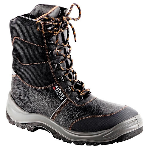 Bild von safety and more Sicherheitsstiefel, schwarz, Rindsleder - Größe 42