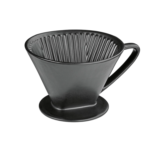 Bild von Cilio - Dripper | Kaffeefilter Keramik schwarz Größe 4