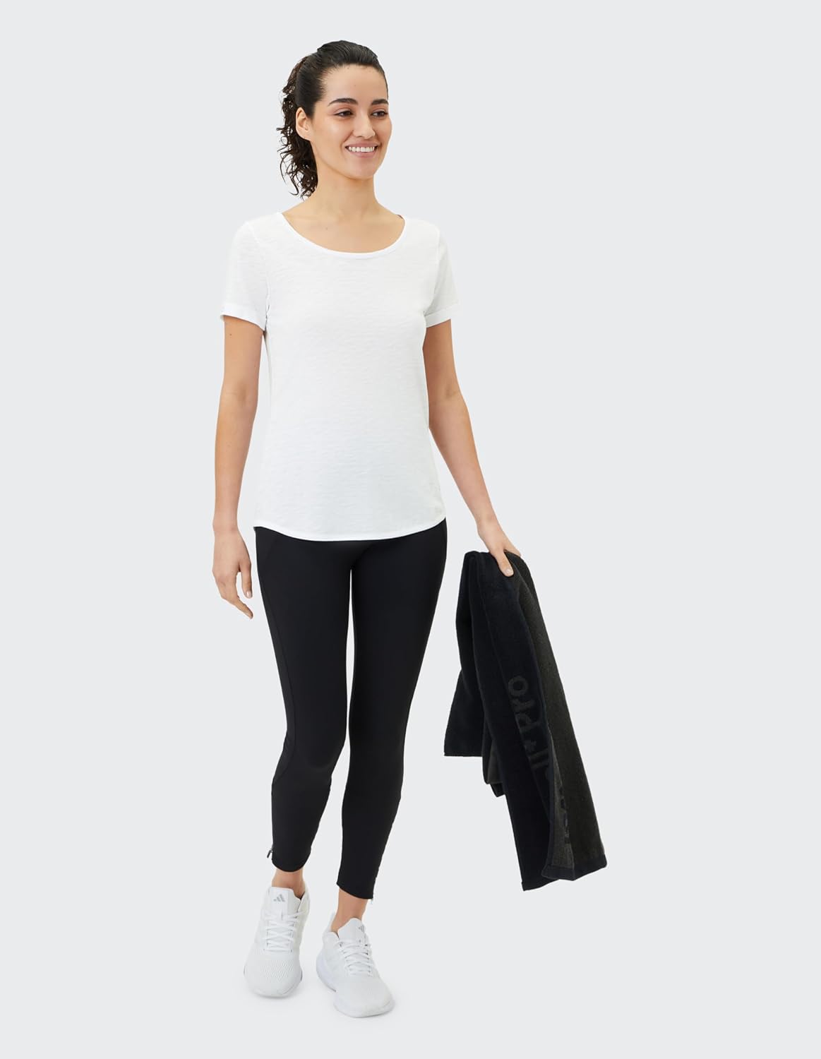Bild von Venice Beach Sport-T-Shirt für Damen mit gerader Schnittform und Rundhalsausschnitt FAYZA XL, White