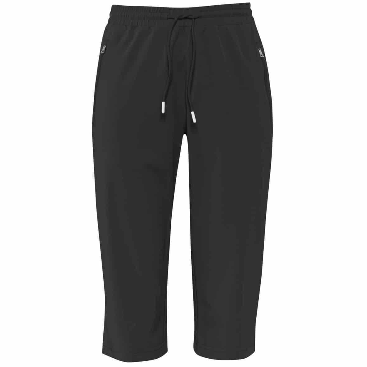 Bild von Joy Elllie Caprihose Damen Trainingshose (Schwarz 46) Fitnessbekleidung