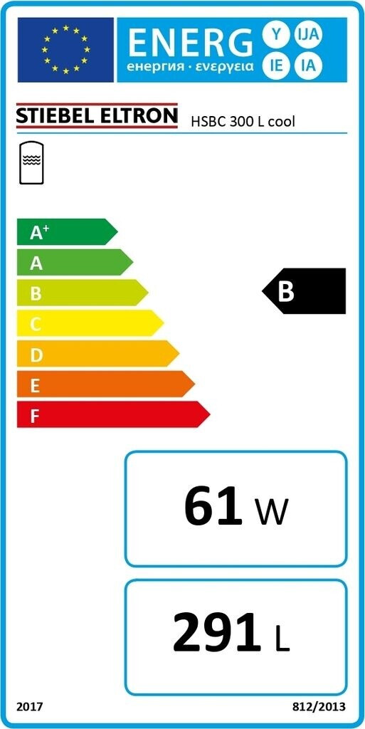 Bild von Stiebel Eltron HSBC 300 L cool Integralspeicher EEK: B (A+ - F) 238826