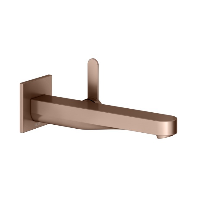Bild von KEUCO IXMO Flat Einhebel-Waschtischmischer Unterputz, 225mm, Rosette eckig, 59516291302, Farbe: Rotgold gebürstet