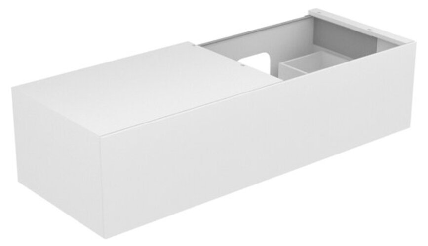 Bild von KEUCO EDITION 11 Waschtischunterschrank 31166, 1 Frontauszug, mit LED-Innenbeleuchtung, 1400 x 350 x 535 mm, Korpus/Front: Eiche Hell Furnier / Eiche Hell Furnier