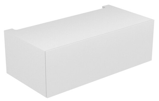 Bild von KEUCO EDITION 11 Modul Unterbauschrank 31312 1 Frontauszug, 1050 x 350 x 535 mm, Korpus/Front: Anthrazit Lack Seidenmatt/Anthrazit Glas