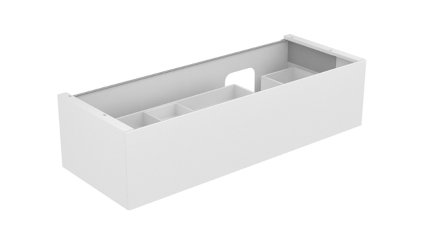 Bild von KEUCO EDITION 11 Waschtischunterschrank für Einbauwaschtische, 1 Frontauszug, Waschtischposition rechts, 1400x350x535mm, 31266180000