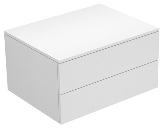 Bild von Keuco Edition 400 Sideboard 31742, 2 Auszüge, 700 x 382 x 535 mm, Korpus/Front: Trüffel Strukturlack / Trüffel Strukturlack