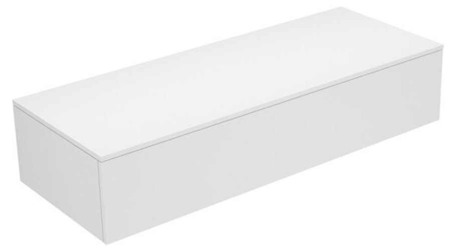 Bild von Keuco Edition 400 Sideboard 31761, mit 1 Auszug, 1400 x 289 x 535 mm, Korpus/Front: Anthrazit Struckturlack/Anthrazit Strukturlack