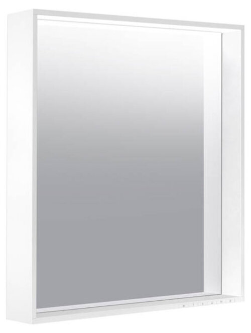 Bild von Keuco X-Line Lichtspiegel 33298, Spiegelheizung, Lichtfarbe 2700-6500 Kelvin, 650 x 700 x 105 mm, Farbe: Cashmere