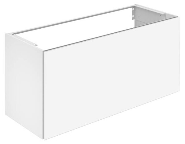 Bild von Keuco Waschtischunterschrank X-Line, 1 Frt-Auszug weiß/Glas weiß, 1200x605x490mm, 33182300000 33182300000