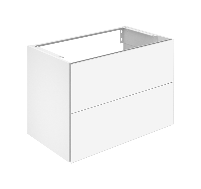 Bild von KEUCO X-Line Waschtischunterbau mit 2 Auszügen, 80 x 60,5 x 49 cm, vulkanit, 33163970000 33163970000