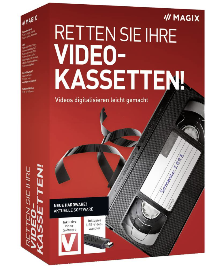 Bild von MAGIX Retten Sie Ihre Videokassetten!