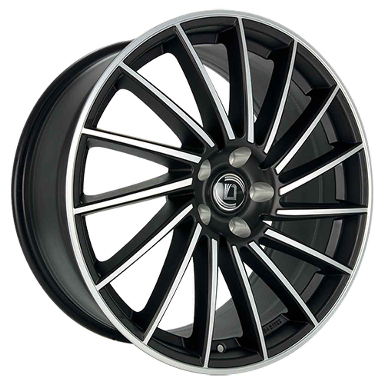 Bild von DIEWE BRIOSA schwarzmatt frontpoliert 8.0Jx18 5x114.3 ET43