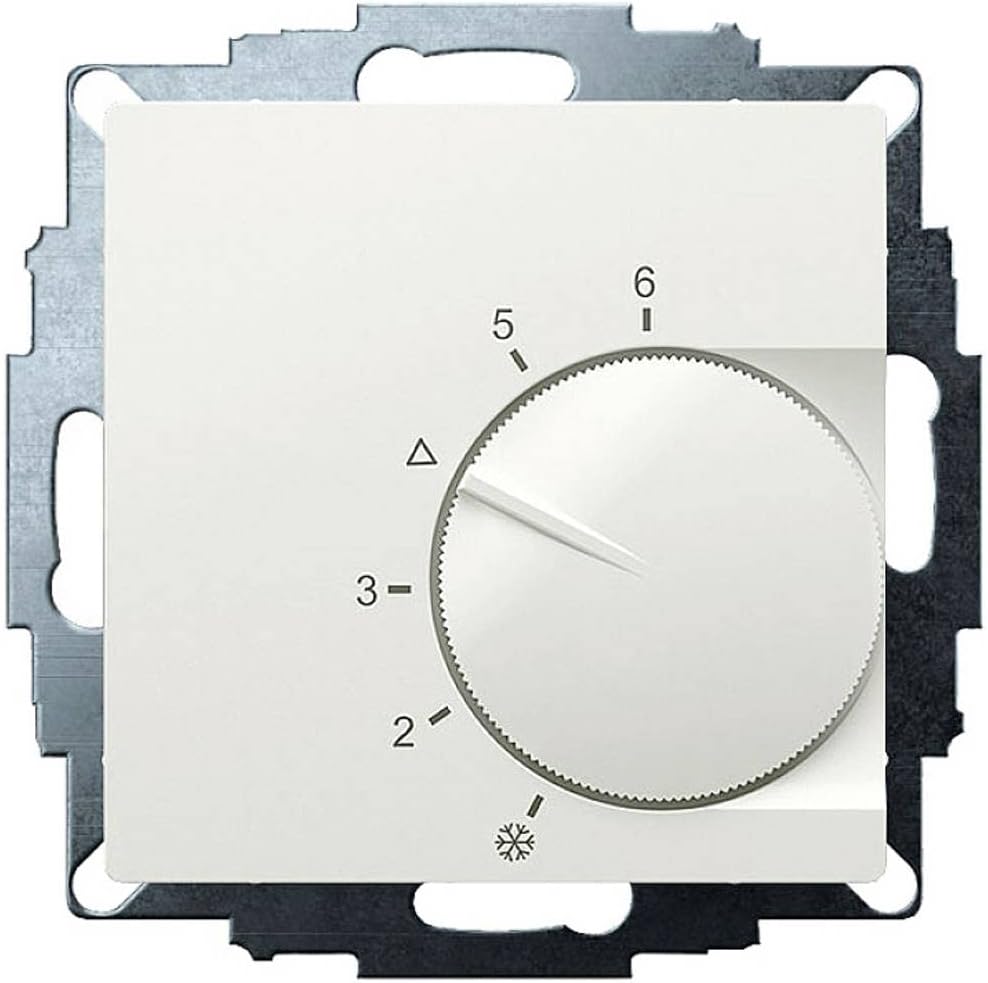 Bild von Eberle UP-Raumregler UTE 2100 (RAL9016 glänzend, 50x50, 5-30C, AC 230V, Ausgang Kontaktlos mittels Triac, Schaltbar 5 Stellantriebe a 3W) 547890053602