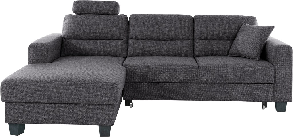 Bild von TRENDMANUFAKTUR Ecksofa "Chamber, zeitlos und modern, hoher Sitzkomfort, L-Form", wahlweise mit Schlaffunktion