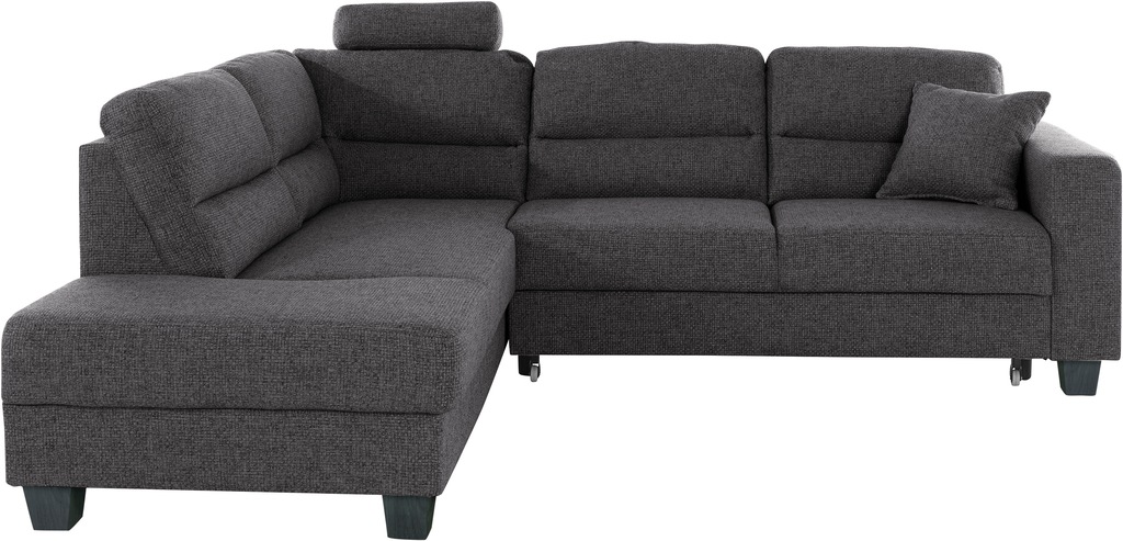 Bild von TRENDMANUFAKTUR Ecksofa "Chamber, zeitlos und modern, hoher Sitzkomfort, L-Form", wahlweise mit Schlaffunktion