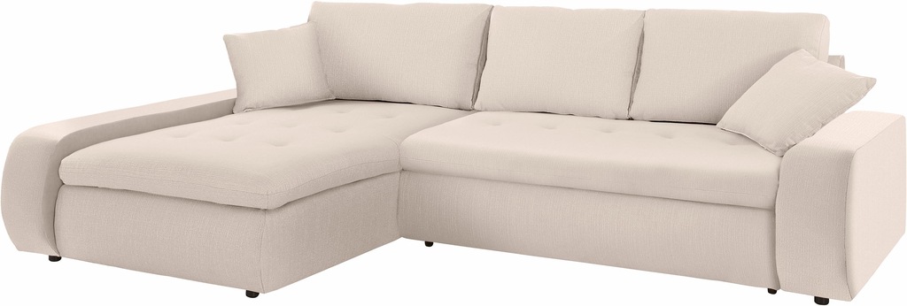 Bild von TRENDMANUFAKTUR Ecksofa "Indie II, tolle Detailverarbeitung, bequem und komfortabel im Sitz", XL und XXL, wahlweise mit Bettfunktion, L-Form