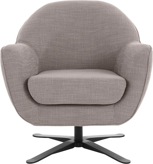 Bild von andas Drehsessel "Stavre, Loungesessel", in moderner Optik, mit elegantem Drehfuß