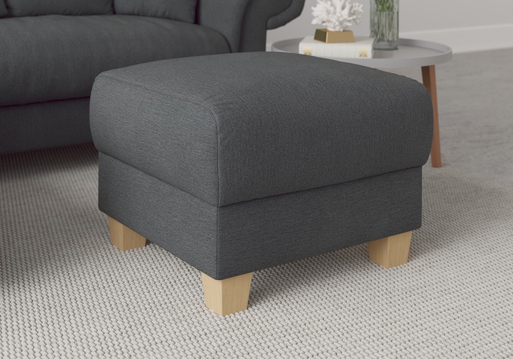 Bild von Home affaire Hocker "Queenie Hocker", Praktischer Hocker mit softem, weichem Sitzkomfort