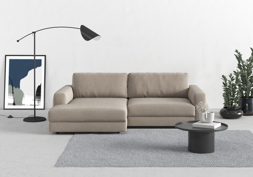 Bild von TRENDMANUFAKTUR Ecksofa "Bourbon", (2 St.), mit extra hohem Sitzkomfort, auch in Cord erhältlich