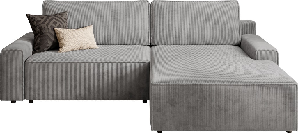 Bild von TRENDMANUFAKTUR Ecksofa "Challenge, Schlafsofa mit Bettkasten, Couch in L-Form, Breite 245 cm", Recamiere beidseitig montierbar, auch in trendigem Cordstoff