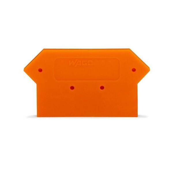 Bild von 25x Wago Abschl/Zwischenplatte Serie 282 rastb or 282-317, Elektronikzubehör + Gehäuse, Orange