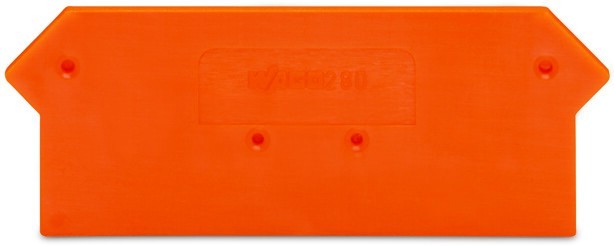 Bild von 25x Wago Abschluss- und Zwischenplatte 280-317 Inhalt: 100 St., Elektronikkabel + Stecker, Orange