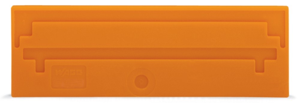 Bild von 25x Wago 2-Leiter-FV-Trennwand, Elektronikkabel + Stecker, Orange