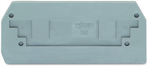 Bild von 25x Wago 282-325 Abschluss- und Zwischenplatte 2,5 mm dic 282325, Elektronikzubehör + Gehäuse, Grau