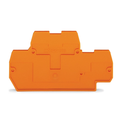 Bild von WAGO GmbH &amp; Co. KG Abschluss-/Zwischenplatte 2mm, orange 870-519