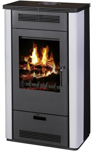 Bild von FIREFIX® Kaminofen »Etna«, weiß, Stahl, 7 kW - weiss