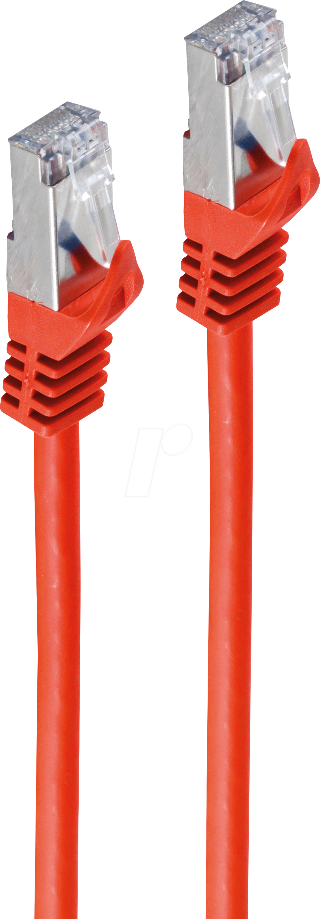 Bild von Shiverpeaks shiverspeaks BASIC-S PatchkabelCat.7 Rohkabel S/FTP PIMF rot 0,25m (S/FTP, CAT7, 0.25 m), Netzwerkkabel
