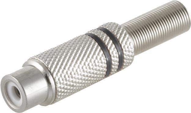 Bild von Shiverpeaks S/CONN maximum connectivity Cinchkupplung Metall 6mm, schwarz, Audio Adapter, Schwarz