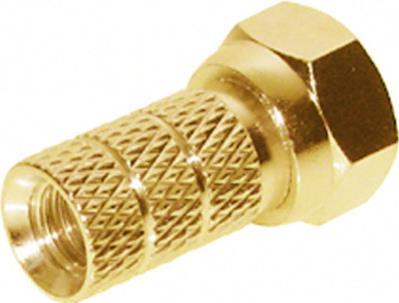 Bild von Shiverpeaks -BASIC-S--F-Stecker 5,2, vergoldet, mit grosser Mutter, Antennenkabel