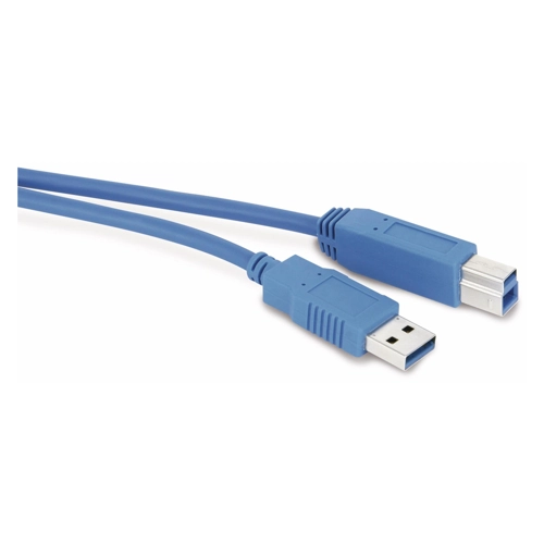 Bild von S-IMPULS USB3.0 Anschlusskabel, A/B, 3 m, blau