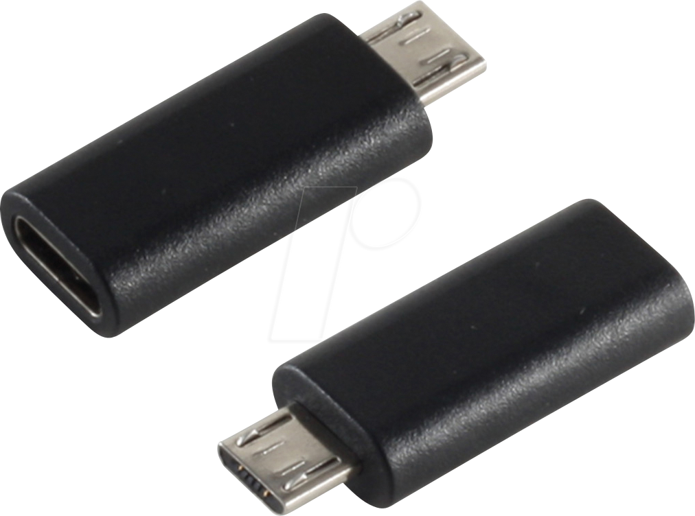 Bild von shiverpeaks BS14-05019 Kabeladapter USB Micro-B USB Typ-C Schwarz (BS14-05019)