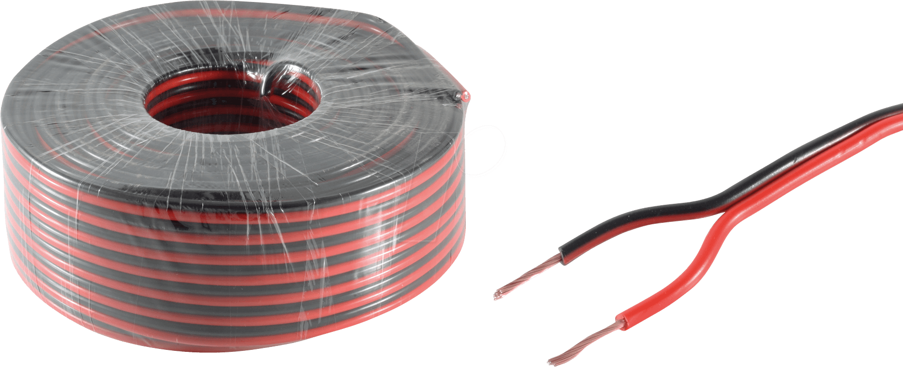 Bild von Shiverpeaks SHVP BS06-151005 - Lautsprecherkabel 0.75mm² CCA rt/sw 100m (100 m), Audio Kabel