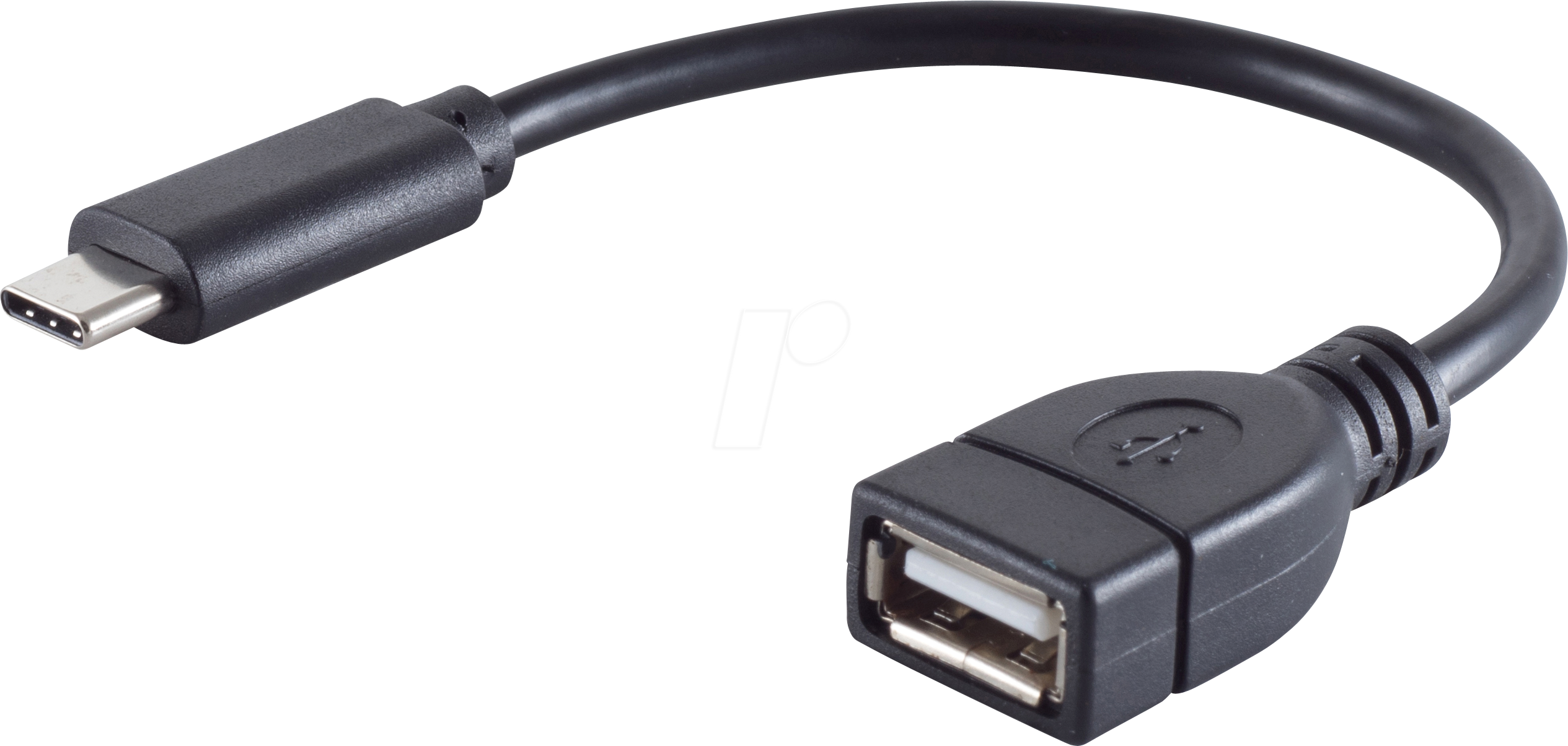 Bild von shiverpeaks BS13-20015. Kabellänge: 0,12 m, Anschluss 1: USB C, Anschluss 2: USB A, USB-Version: USB 2.0, Maximale Datenübertragungsrate: 480 Mbit/s, Produktfarbe: Schwarz (BS13-20015)