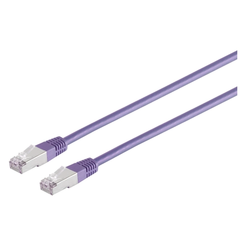 Bild von Shiverpeaks S/CONN maximum connectivity Netzwerkkabel-Patchkabel, cat. 5e, violett, 0,25m