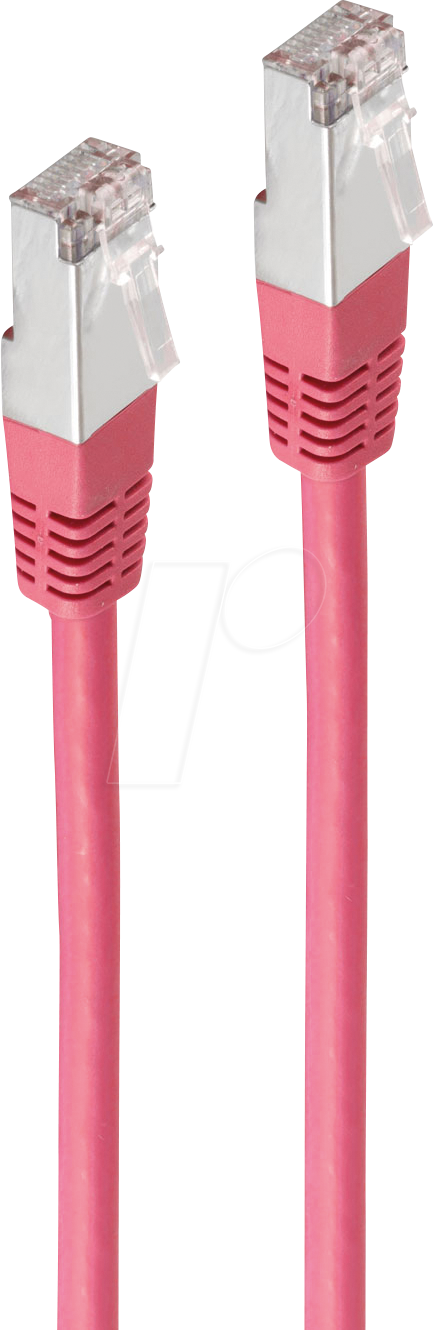 Bild von Shiverpeaks -BASIC-S--Patchkabel cat. 5e SF/UTP magenta 1m (SF/UTP, CAT5e, 1.50 m), Netzwerkkabel