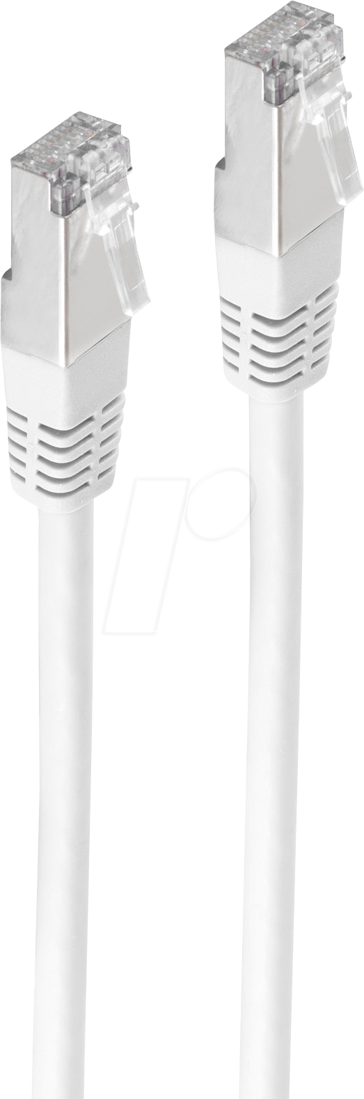 Bild von shiverpeaks® shiverpeaks®-BASIC-S--Patchkabel cat. 5e SF/UTP weiß 30m LAN-Kabel, RJ-45, (3000 cm)
