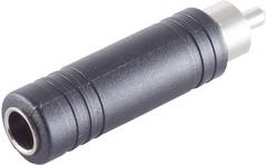 Bild von Shiverpeaks -BASIC-S--Adapter, Cinch-Stecker auf Klinkenkupplung Mono 6,3mm, Audio Adapter, Schwarz
