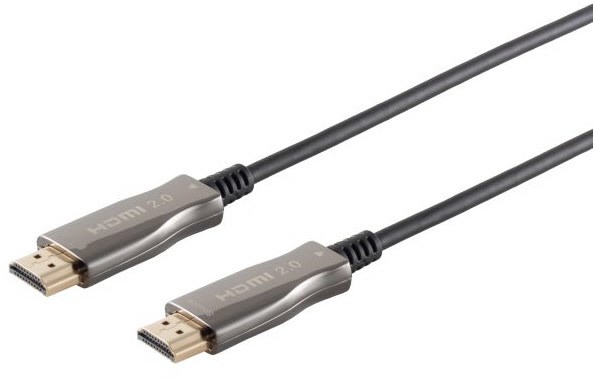 Bild von Optisches HDMI Kabel, 4K 60Hz, schwarz - Länge: 30,00 m (30-05485)